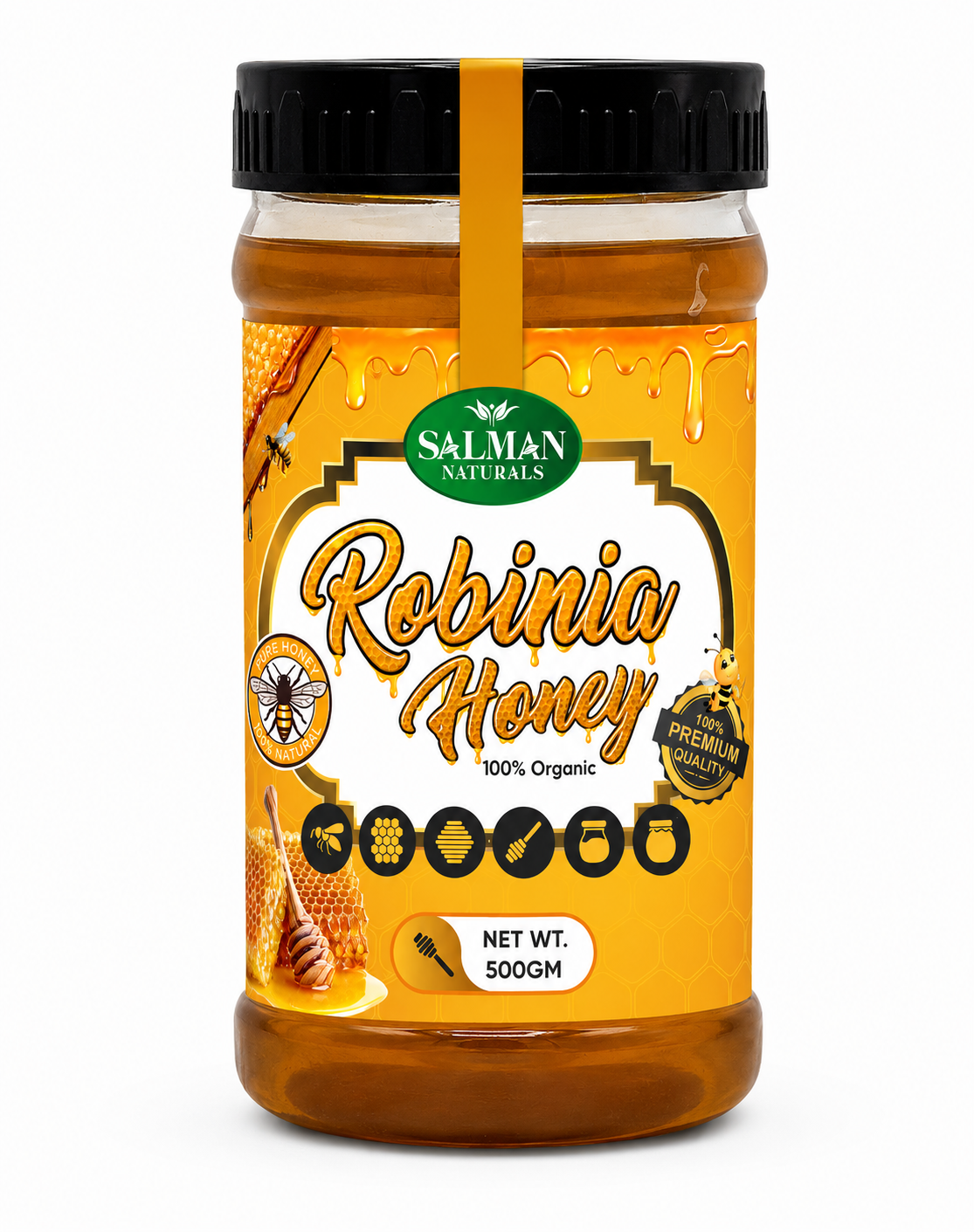 Pure Robinia Honey / روبنیا شہد
